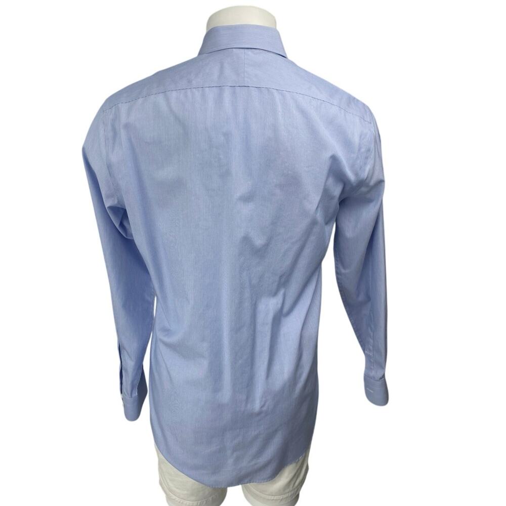 Suitsupply Traveler Men's Blue Long Sleeve Collar Button Down Shirt Top Sz 41/16 - Picture 2 of 4